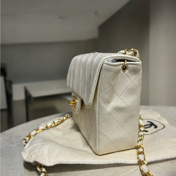 2004’ Vintage CHANEL Quilted Mini Square Flap Bag - Picture 7 of 16
